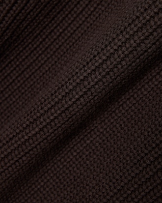 Chaqueta de punto de canal&eacute; de algod&oacute;n de corte holgado