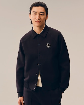 Chaqueta de ch&aacute;ndal con insignia retro de fabricaci&oacute;n francesa