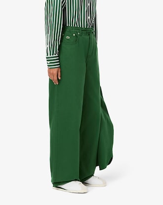 Denim de corte ancho