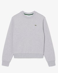 Sudadera de cuello redondo de felpa de corte holgado