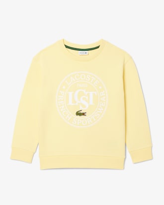Sudadera de cuello redondo estampada