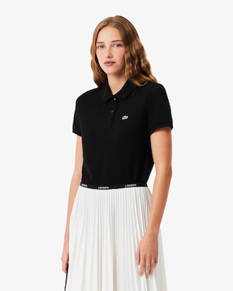 Polo de corte regular de petit piqu&eacute; suave