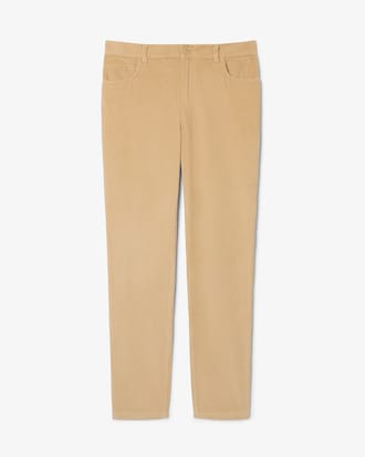 Pantal&oacute;n de pana de corte ajustado