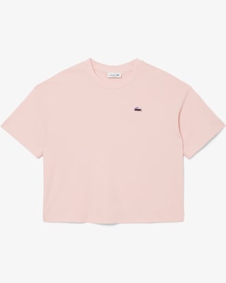 Camiseta de corte holgado con cocodrilo con paisaje