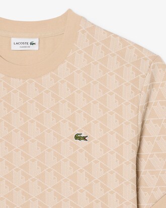 Camiseta de jacquard con monograma