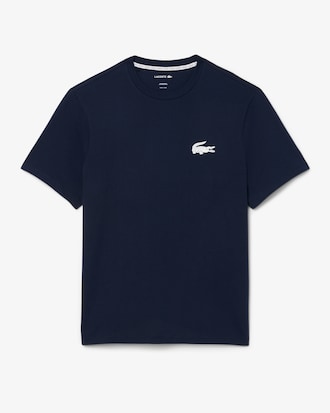 Camiseta loungewear de algodón con estampado de cocodrilo