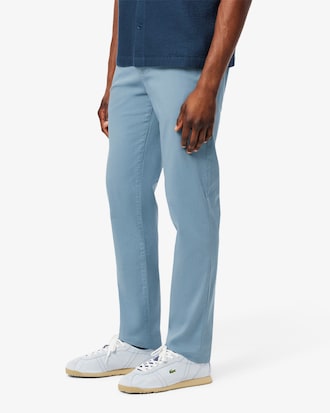 Pantalón chino slim fit de algodón elástico