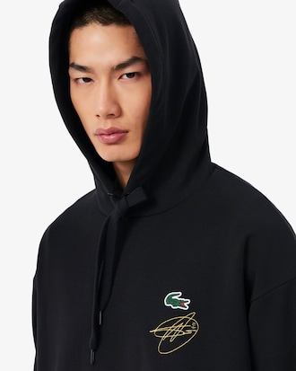 Sudadera con capucha Lacoste Tennis x Novak Djokovic