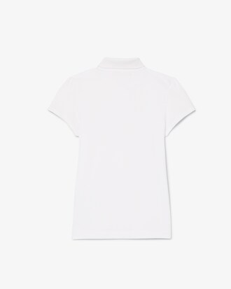 Polo de minipiqu&eacute; con cuello festoneado