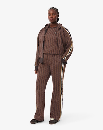 Camiseta ajustada de jacquard con monograma