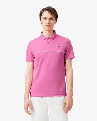Polo deportivo con ribete en contraste Ultra-Dry