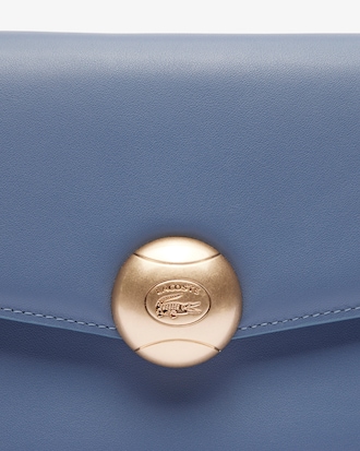 Bolso con solapa de piel Tennis Bliss