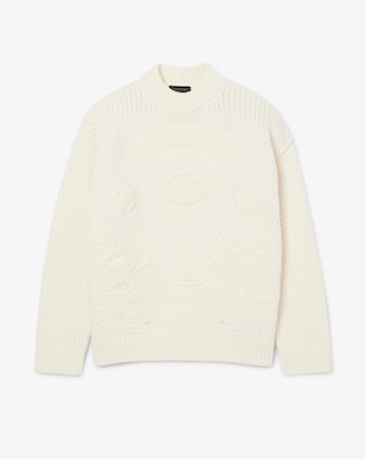 Jersey de lana con insignia bordada Runway