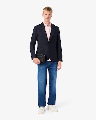 Bolso de reportero de hombre clásico