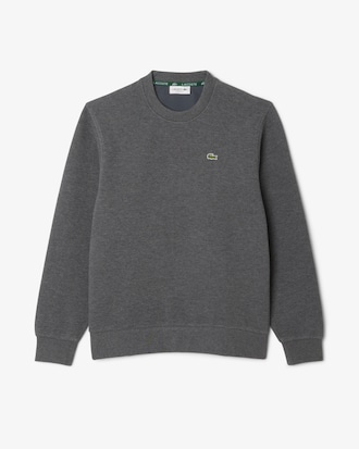 Sudadera de cuello redondo de piqué de corte holgado