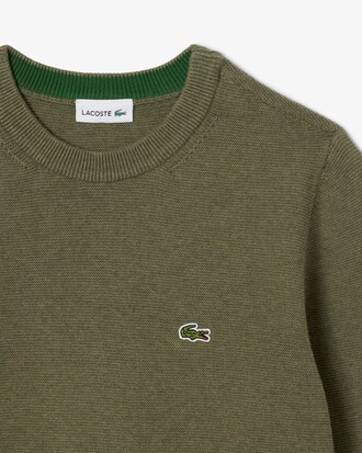 Unisex jersey de cuello redondo de algod&oacute;n