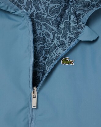 Chaqueta con cremallera de tafetán reversible