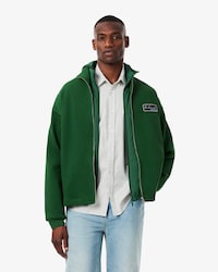 Sudadera con insignia de firma de corte holgado