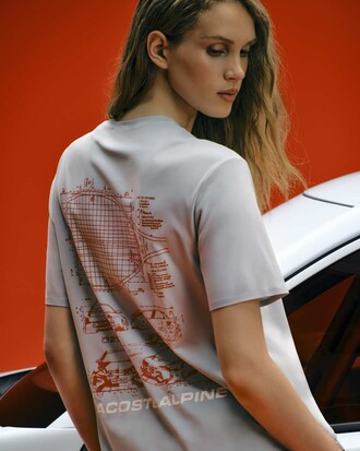 Camiseta gr&aacute;fica Lacoste x Alpine