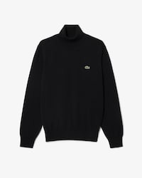 Cotton Jersey Roll Neck Sweater