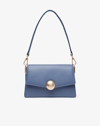 Bolso con solapa de piel Tennis Bliss