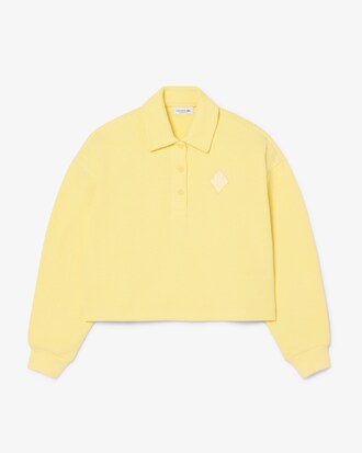 Sudadera tipo polo de canal&eacute; oversized