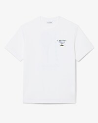 Camiseta de punto jersey con bordados y estampados de tenis