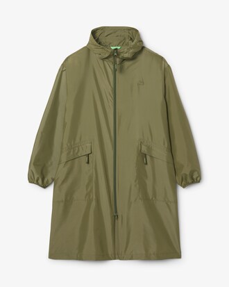 Parka larga hidrófuga plegable
