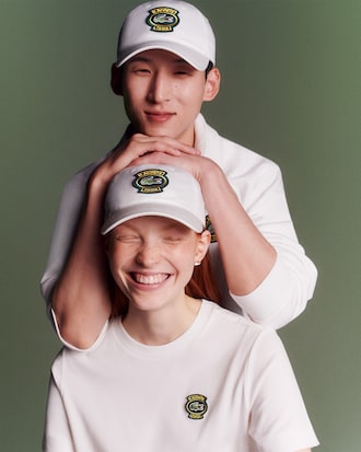 Gorra de algodón con insignia