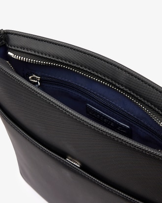 Bolso de mensajero plano cl&aacute;sico para hombre