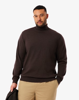 Jersey de cuello redondo de lana merino