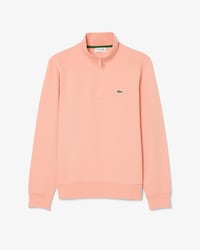 Sudadera de felpa de cuello alto con cremallera