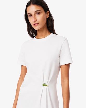 Vestido-camiseta drapeado