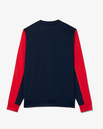 Sudadera deportiva de rayas y con bloques de color