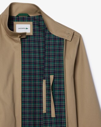 Chaqueta Harrington de sarga hidrófuga