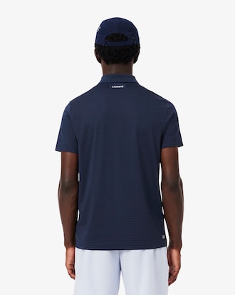 Polo de tenis de jacquard el&aacute;stico Ultra-Dry