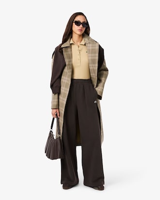 Pantalón de chándal de felpa de corte amplio