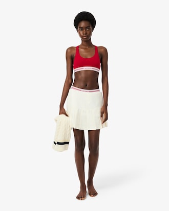 Slips de algod&oacute;n el&aacute;stico con cintura en contraste