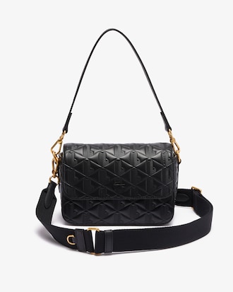 Bolso para llevar al hombro Maheki de piel en relieve