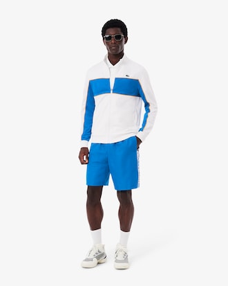 Sudadera deportiva con cremallera y estampado de la marca