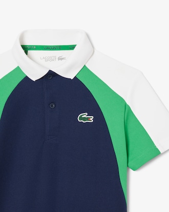 Polo de tenis de piqué con protección UV