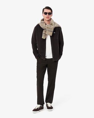 Camiseta de cuello de pico de algod&oacute;n pima ligero