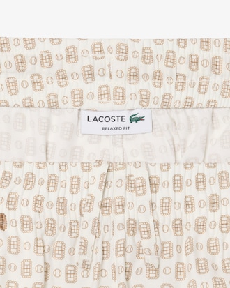 Pantal&oacute;n corto estampado de corte holgado