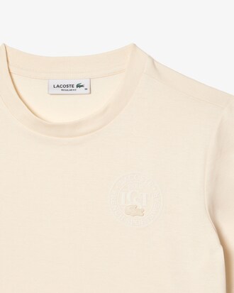 Camiseta de algodón estampada