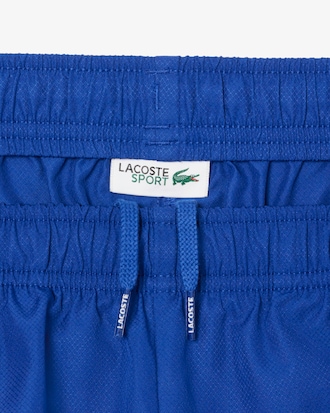 Pantalón corto de tenis estampado de tafetán diamantado