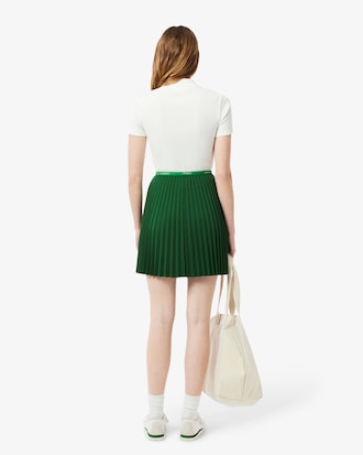 Falda corta plisada