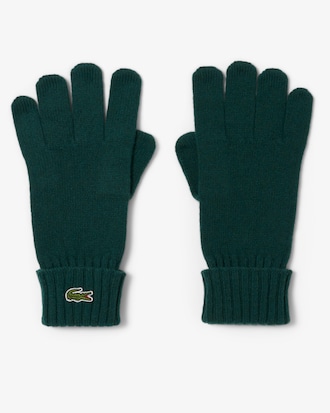 Guantes de punto jersey de lana