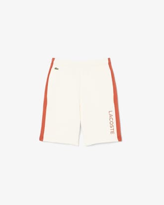 Pantalón corto de felpa con bloques de color