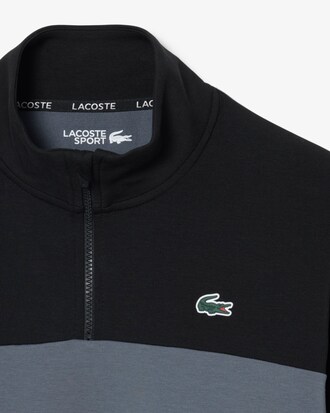 Sudadera deportiva con cremallera&nbsp;1/4 y bloques de color