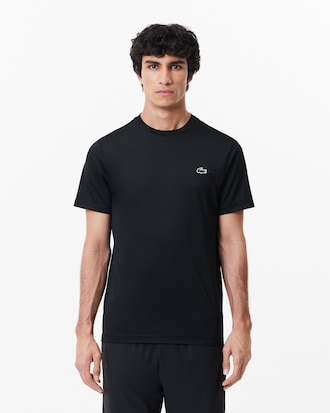 Camiseta deportiva de corte ajustado de punto jersey elástico